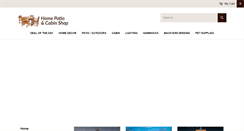 Desktop Screenshot of homepatioandcabin.com